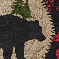 Black Bear Braided Coasters Set Of 4 - Park Designs - The Fox Decor