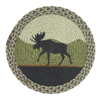 Thumbnail for Moose Braided Placemat Set of 12 - Park Designs