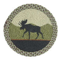 Moose Braided Placemat Set of 12 - Park Designs - The Fox Decor