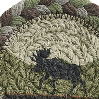 Thumbnail for Moose Braided Coasters Set Of 4 - Park Designs