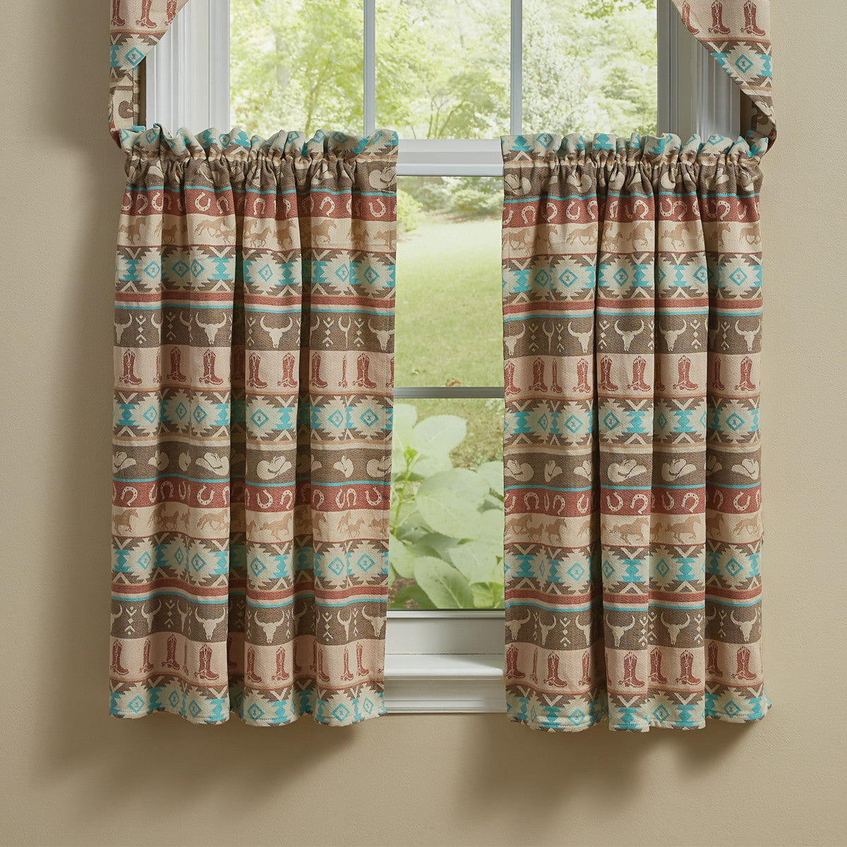 Ranch Jacquard Tiers 36"L - Set of 2 Park Designs - The Fox Decor