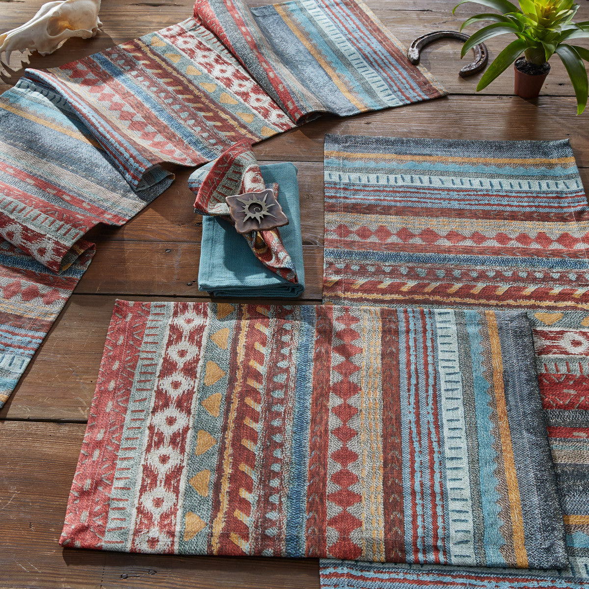 Rio Grande Table Runner 36"L Set Of 2 - Park Designs - The Fox Decor