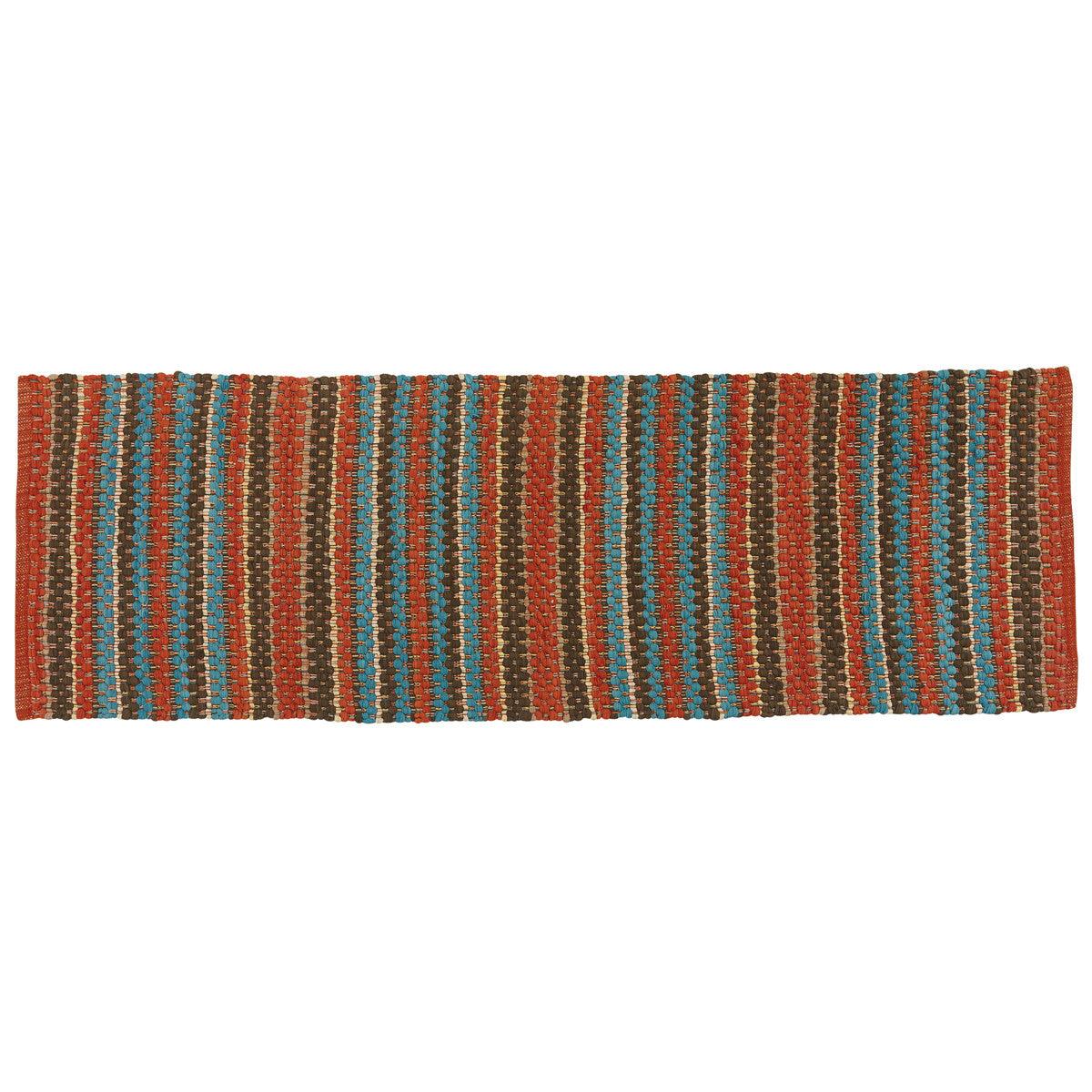 Santa Fe Chindi Rug Runner 2' x 6' - Set of 2 Park Designs - The Fox Decor