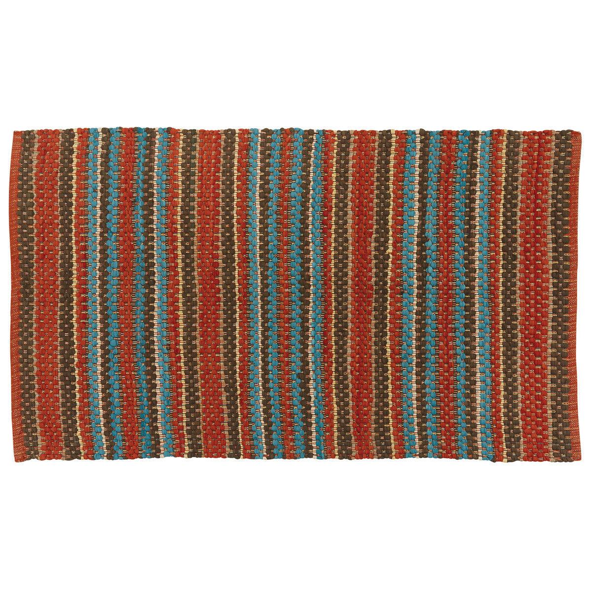 Santa Fe Chindi Rug 3' x 5' - Set of 2 Park Designs - The Fox Decor