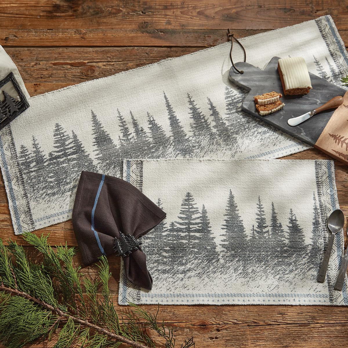 Into The Woods Placemat - Set of 12 Park Designs - The Fox Decor