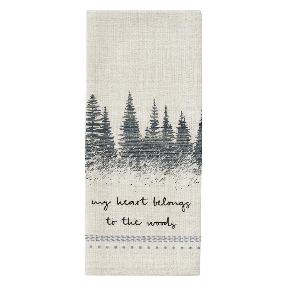 Into The Woods Decorative Dishtowel - Set of 6 Park Designs - The Fox Decor