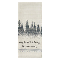 Into The Woods Decorative Dishtowel - Set of 6 Park Designs - The Fox Decor