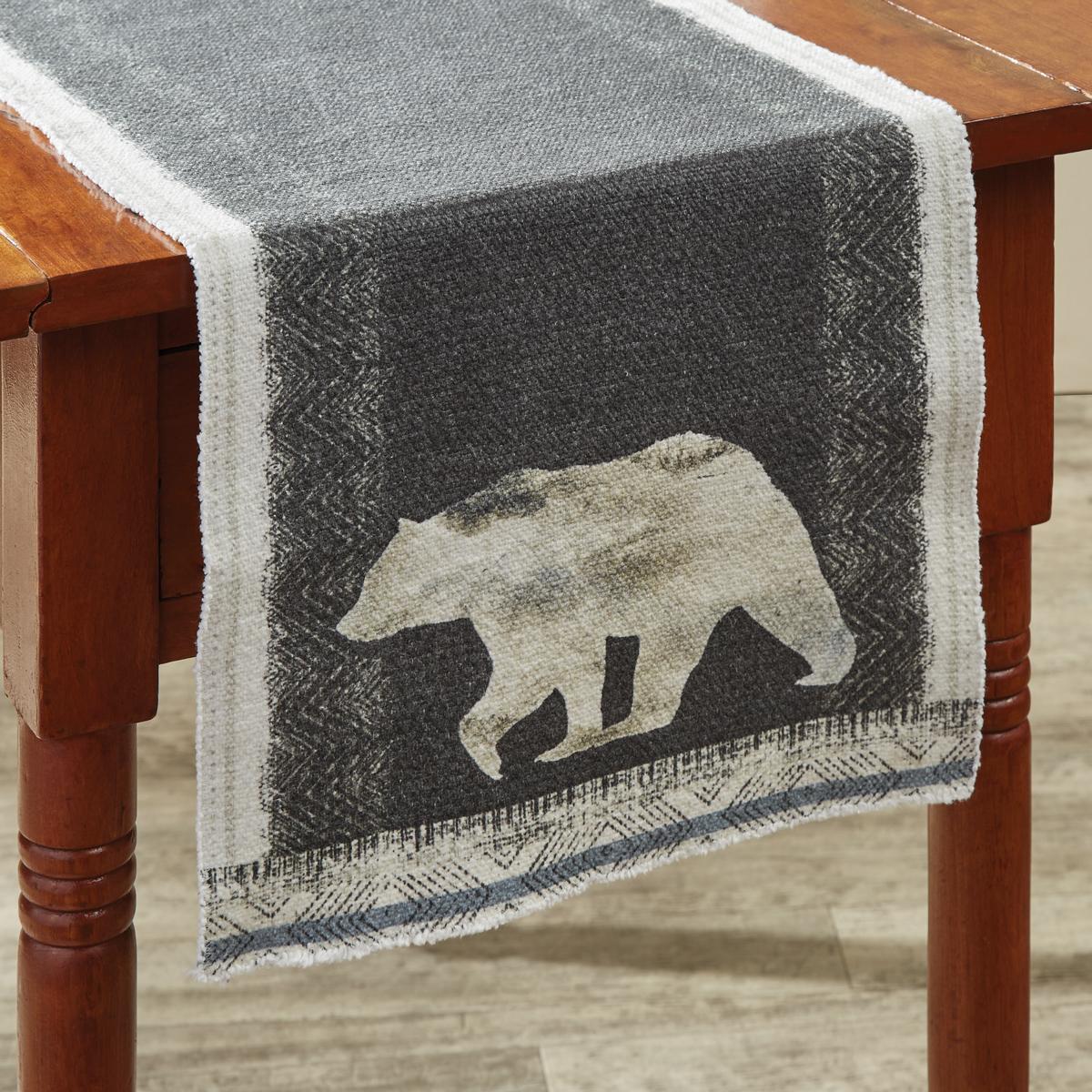 Into The Woods Bear Table Runner 54"L - Set of 2 Park Designs - The Fox Decor