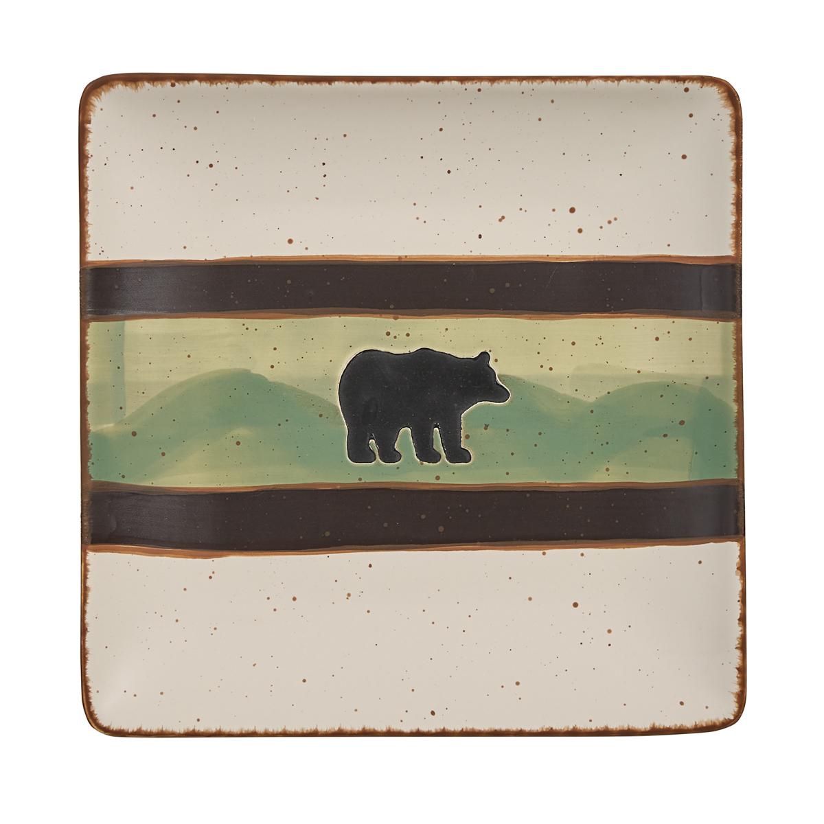 Skyline Bear Salad Plate - The Fox Decor