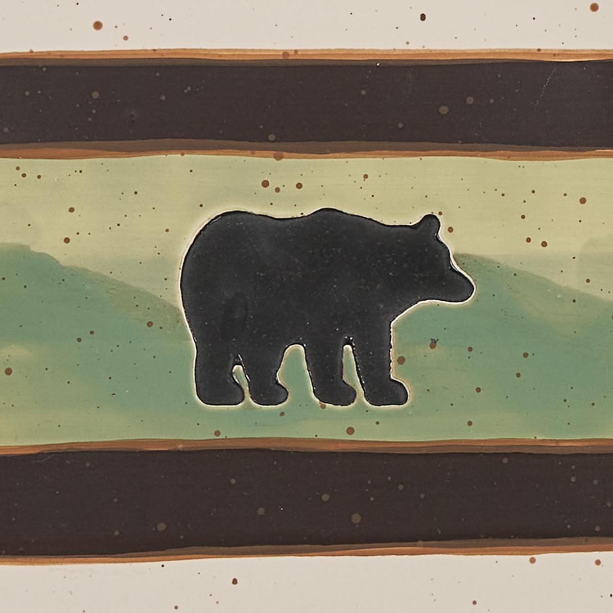 Skyline Bear Salad Plate - The Fox Decor