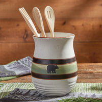 Thumbnail for Skyline Utensil Crock - Set of 2 Park Designs - The Fox Decor