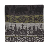 Green Mountain Bear Napkin - Set of 12 Park Designs - The Fox Decor