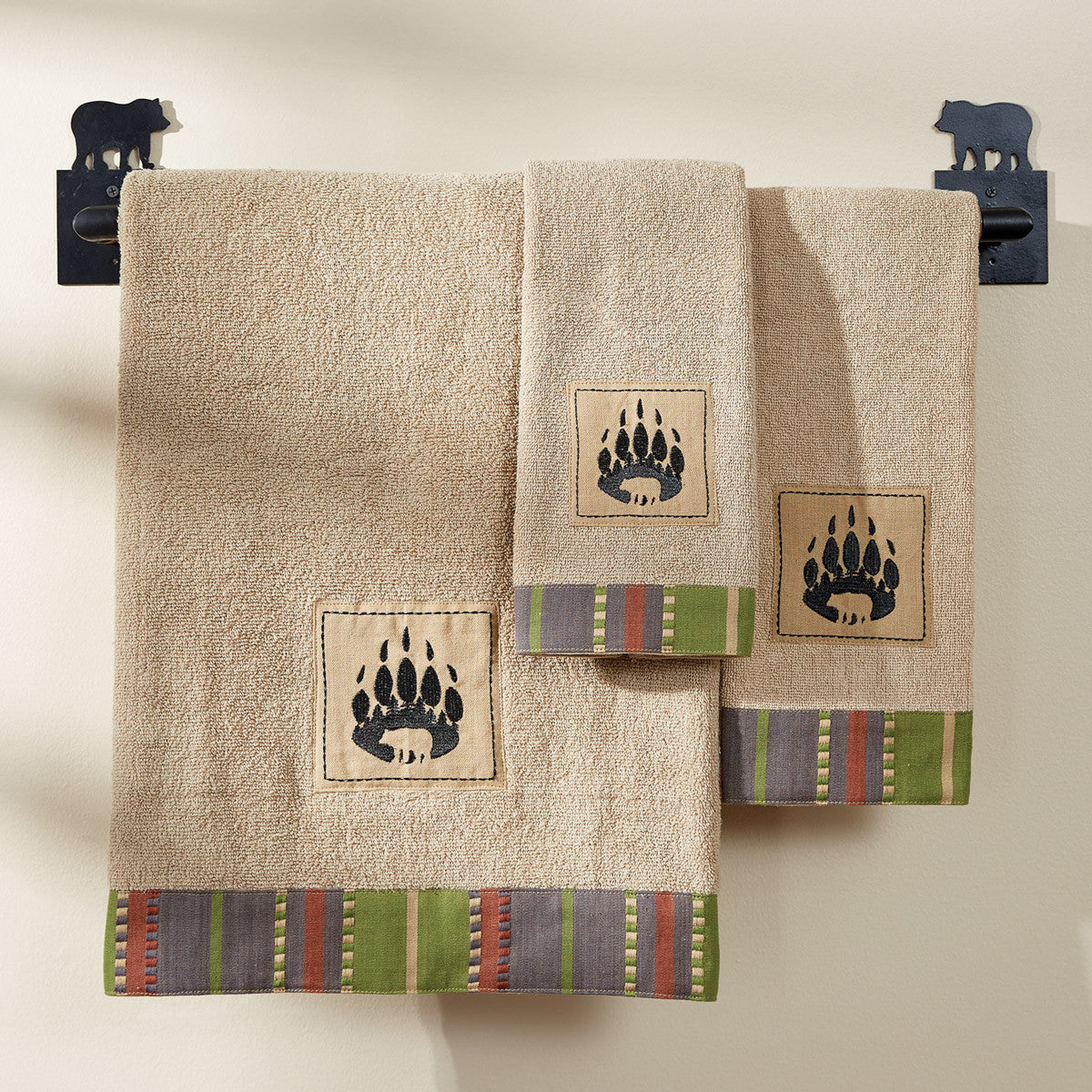 Shenandoah Stripe Bath Towel - Set of 2 Park Designs