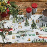 Camping Napkin - Set of 4 Park Designs - The Fox Decor