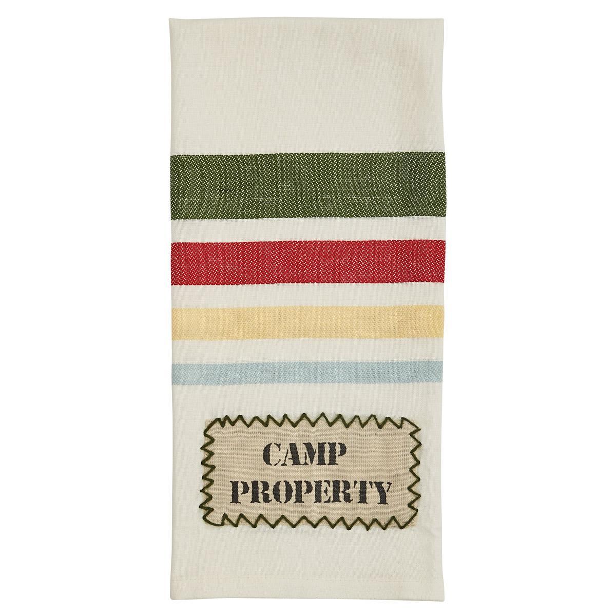 Camp Stripe Decorative Dishtowel - Set of 2 Park Designs - The Fox Decor