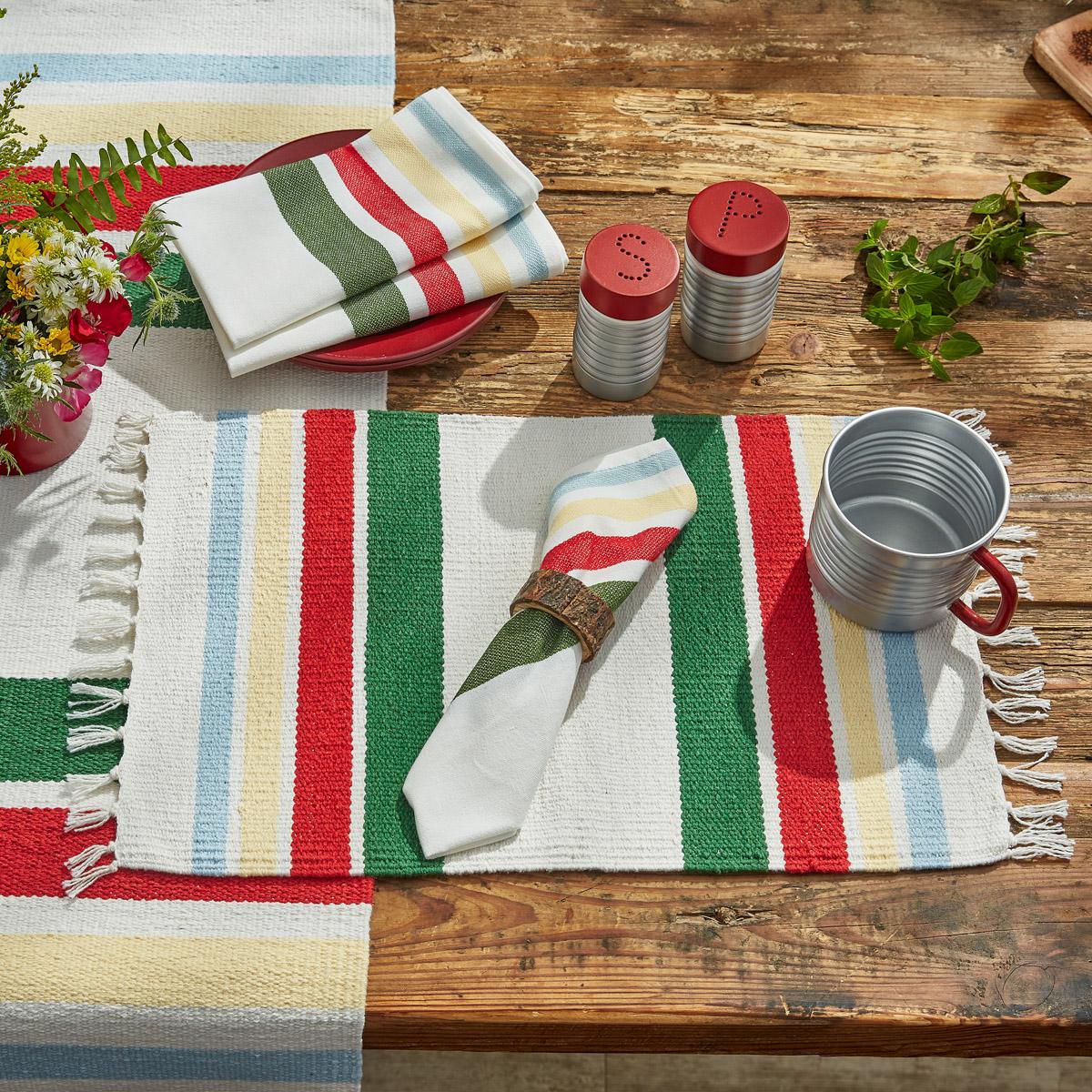 Camp Stripe Table Runner 36" L - Park Designs - The Fox Decor