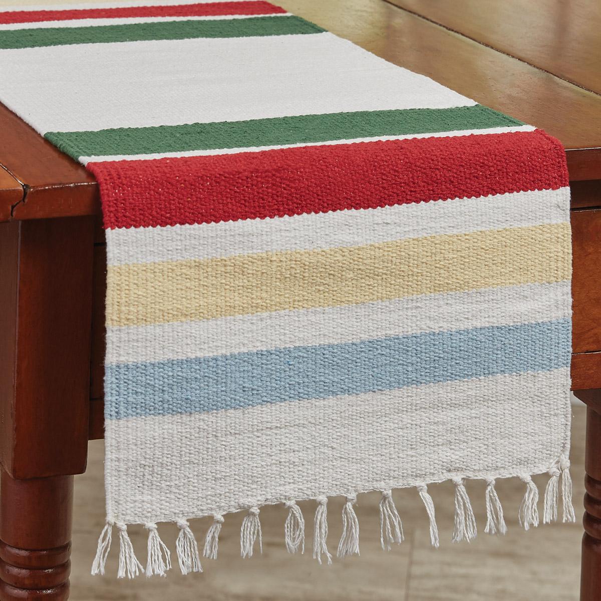Camp Stripe Table Runner 54" L - Park Designs - The Fox Decor