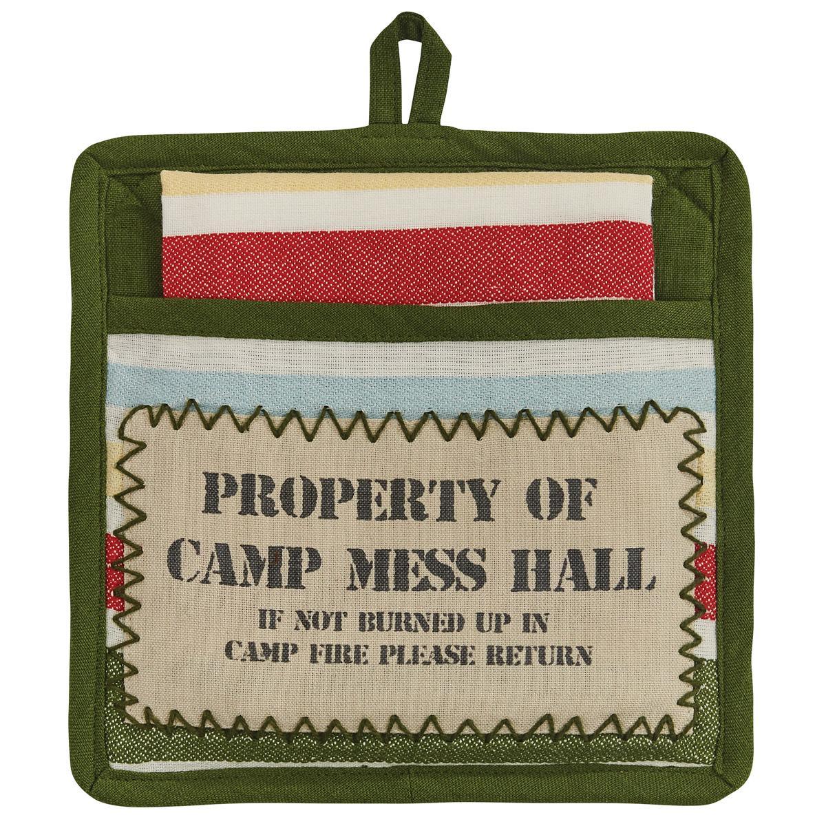 Camp Stripe Pocket Potholder Set - Park Designs - The Fox Decor
