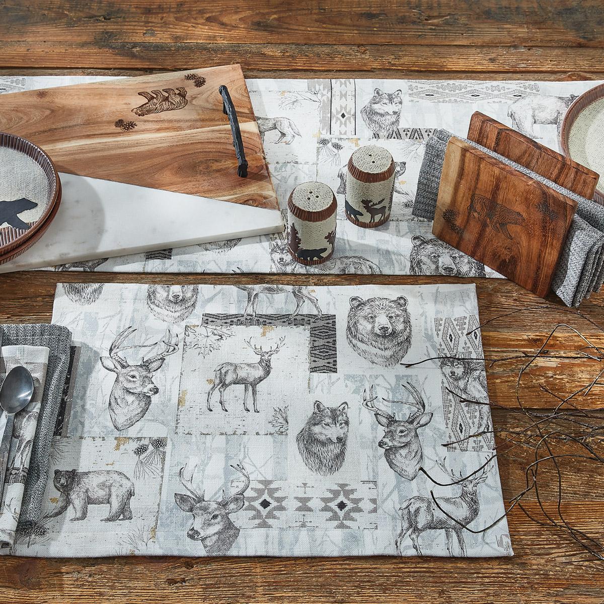 Wild And Beautiful Table Runner 36"L - The Fox Decor
