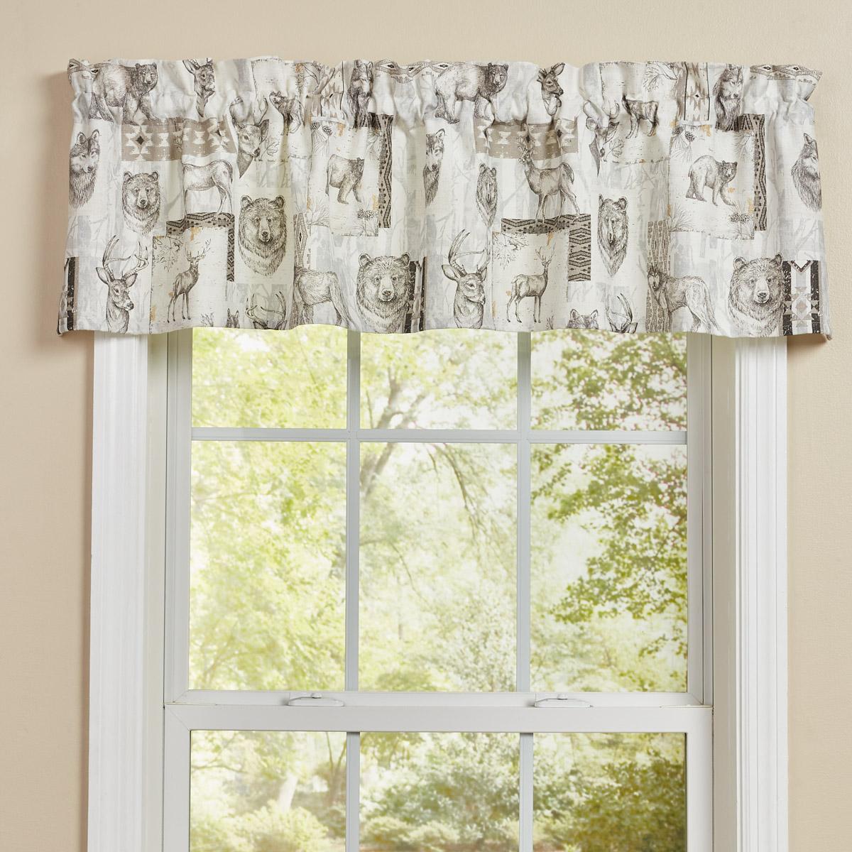 Wild And Beautiful Valance 14"L - The Fox Decor