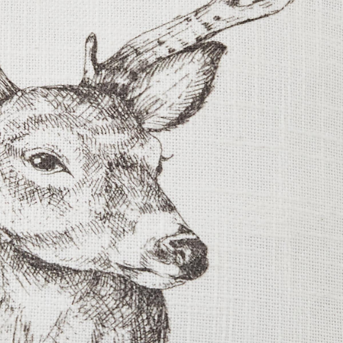 Wild And Beautiful Deer Printed Pillow 10" - The Fox Decor