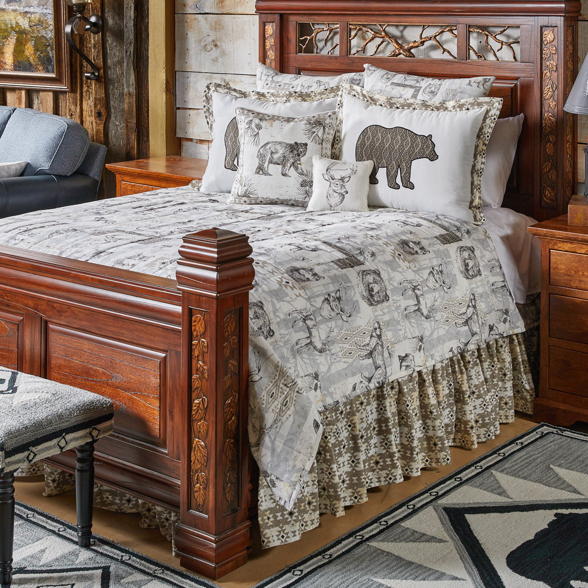 Wild And Beautiful King Bedspread - Park Designs