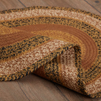 Thumbnail for Kettle Grove Jute Braided Rug Oval 24