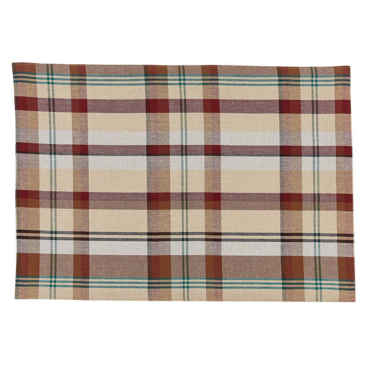 Gamekeeper Plaid Placemat - Set of 12 Park Designs - The Fox Decor