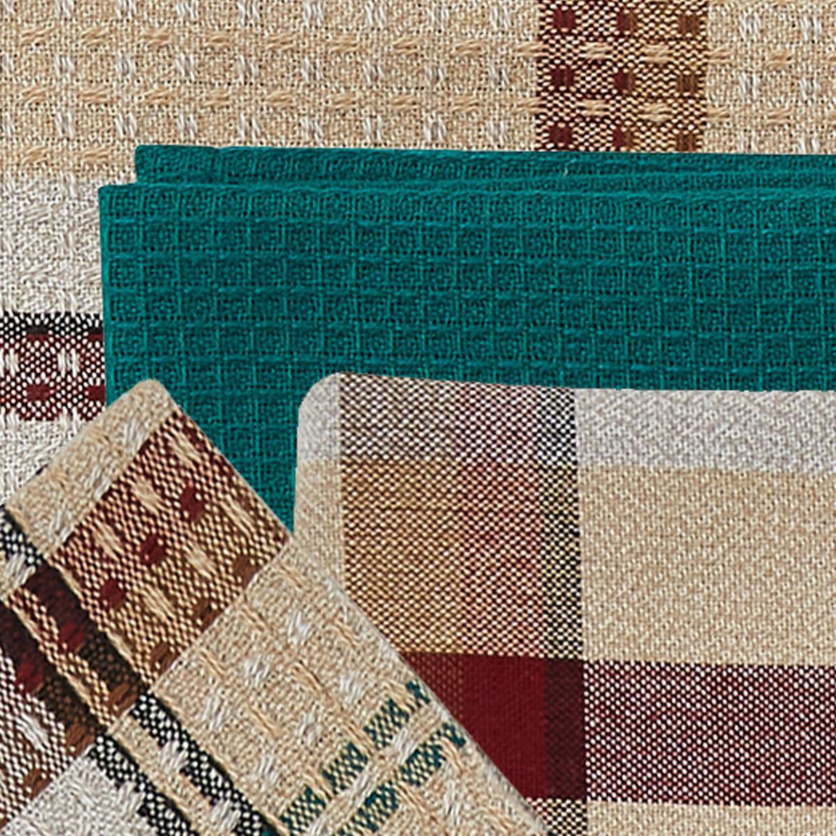 Gamekeeper Plaid 3 Dishtowel/1 Dishcloth Set - Park Designs - The Fox Decor