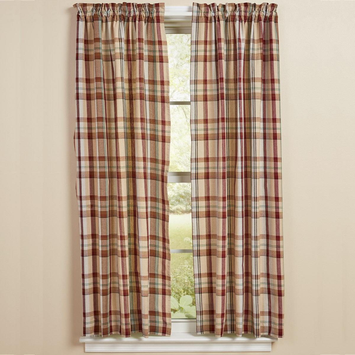 Gamekeeper Plaid Panels - 72x63 Park Designs - The Fox Decor