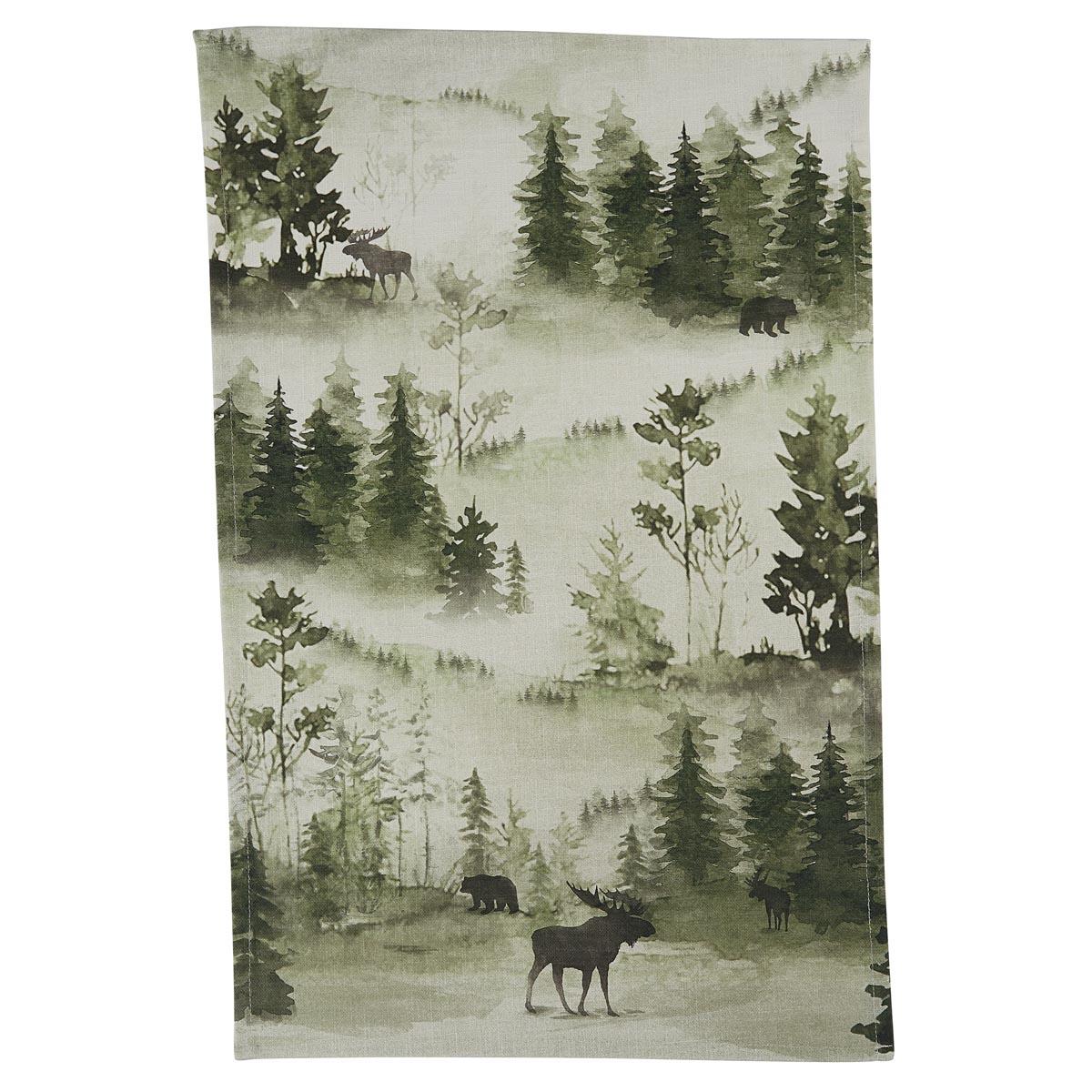 Watercolor Wildlife Dishtowel - The Fox Decor