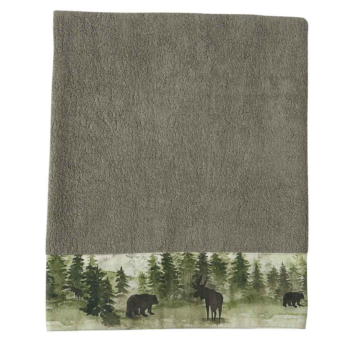 Watercolor Wildlife Bath Towel - Park Designs - The Fox Decor