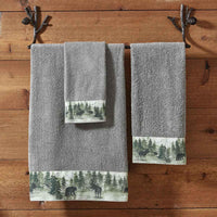 Thumbnail for Watercolor Wildlife Bath Towel - Park Designs - The Fox Decor