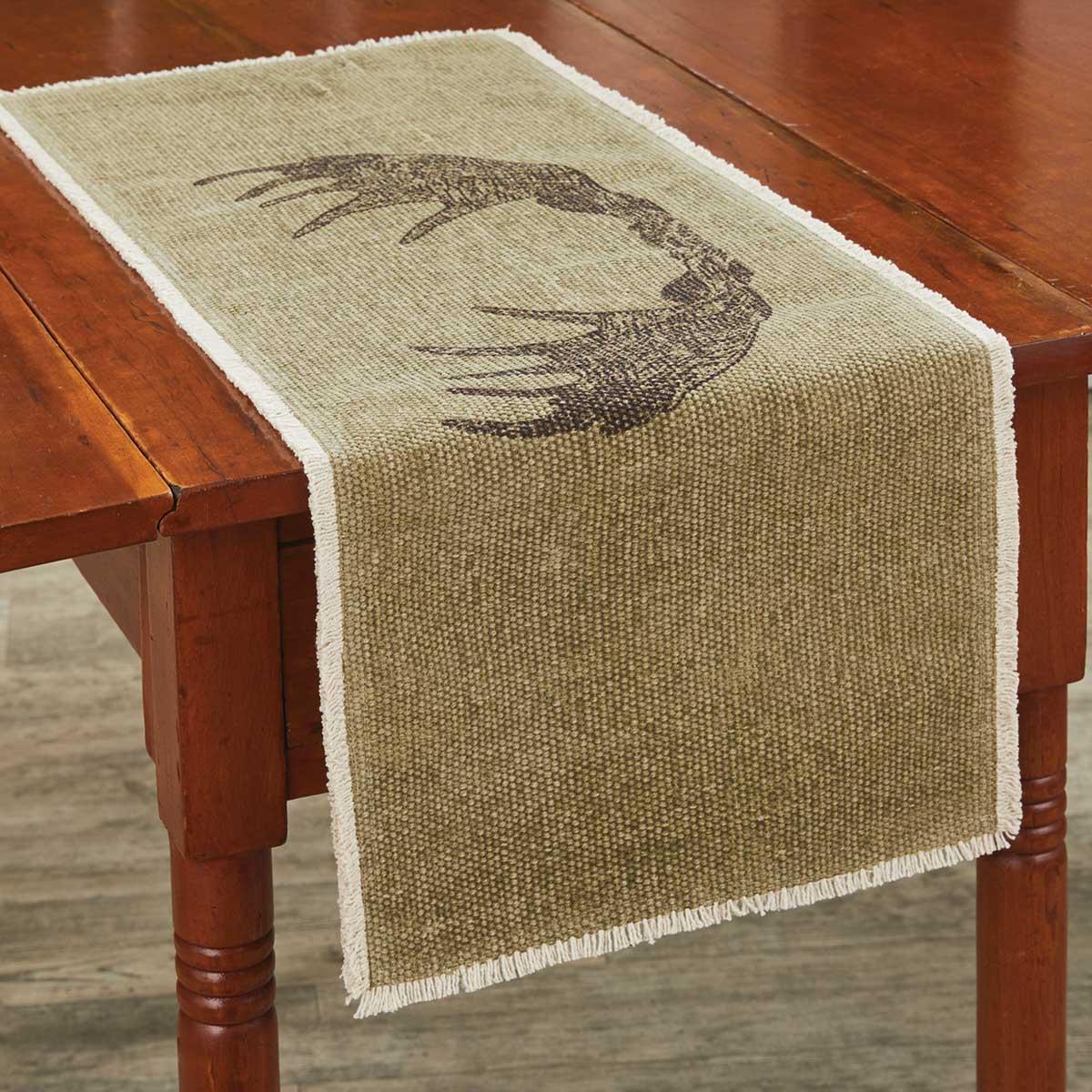 Moose Antlers Runner 36"L - The Fox Decor