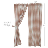 Thumbnail for Annie Buffalo Portabella Check Panel Set of 2 84x40 VHC Brands - The Fox Decor