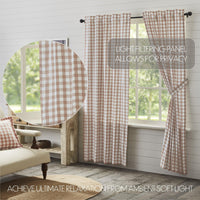 Thumbnail for Annie Buffalo Portabella Check Panel Set of 2 84x40 VHC Brands - The Fox Decor