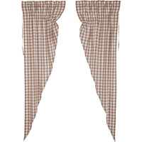 Thumbnail for Annie Buffalo Portabella Check Prairie Long Panel Set of 2 84x36x18 VHC Brands - The Fox Decor
