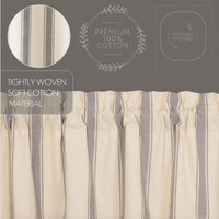 Thumbnail for Grace Grain Sack Stripe Prairie Long Panel Set of 2 84x36x18 VHC Brands - The Fox Decor