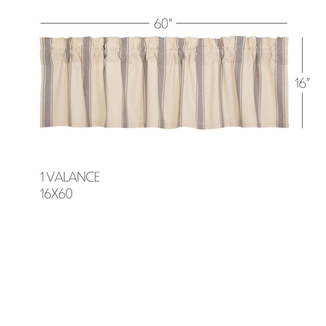 Grace Grain Sack Stripe Valance 16x60 VHC Brands - The Fox Decor
