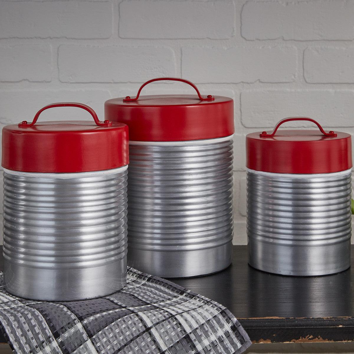 Vintage Thermos Canisters - Set of 3 - Park Designs