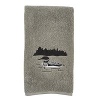 Grey Area Loon Hand Towels - Park Designs - The Fox Decor