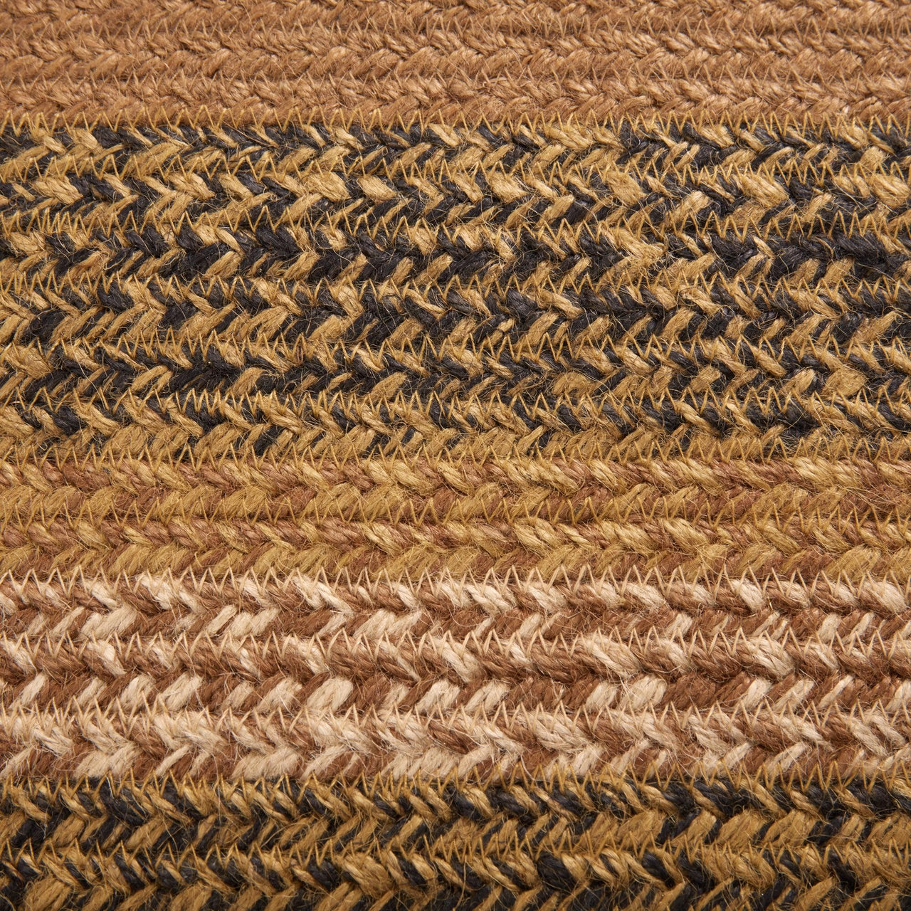 Kettle Grove Jute Rug Oval Stencil Star w/ Pad 36x60 - The Fox Decor