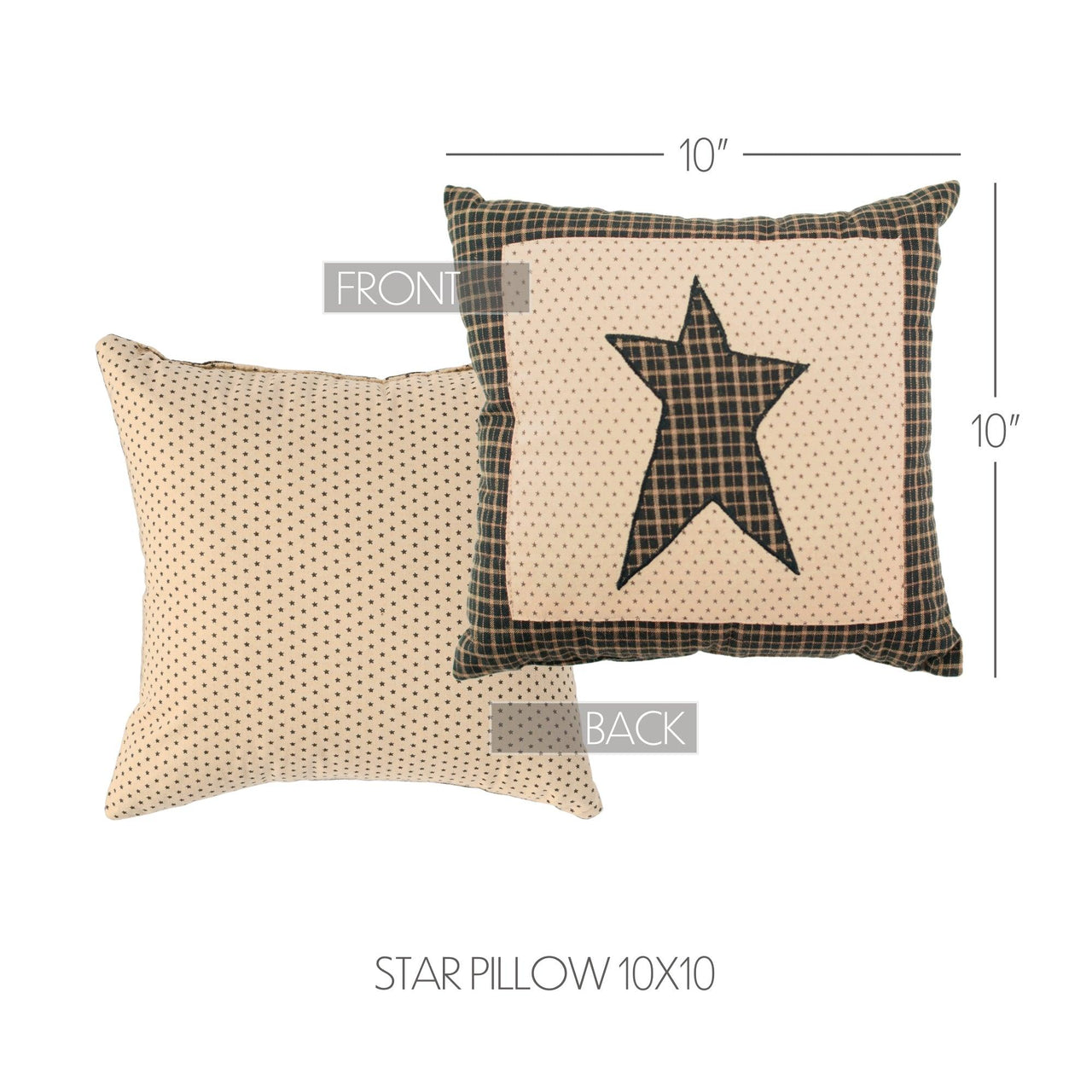 Kettle Grove Pillow Star 10x10 - The Fox Decor