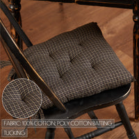 Kettle Grove Plaid Country Chair Cushion