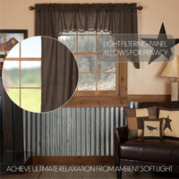 Thumbnail for Kettle Grove Plaid Swag Scalloped Set of 2 36x36x16 VHC Brands - The Fox Decor