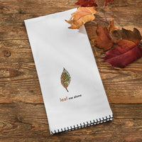 Leaf Me Alone Sentiment Dishtowel - Set of 2 Park Designs - The Fox Decor