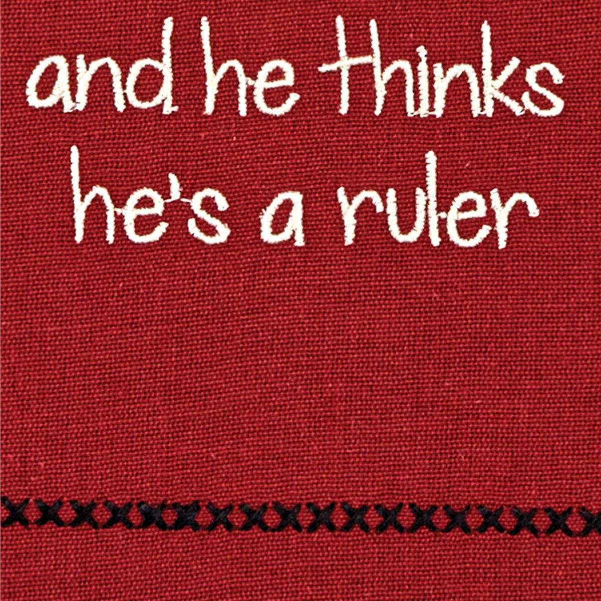 Give A Man Sentiment Dishtowel - Set of 2 Park Designs - The Fox Decor