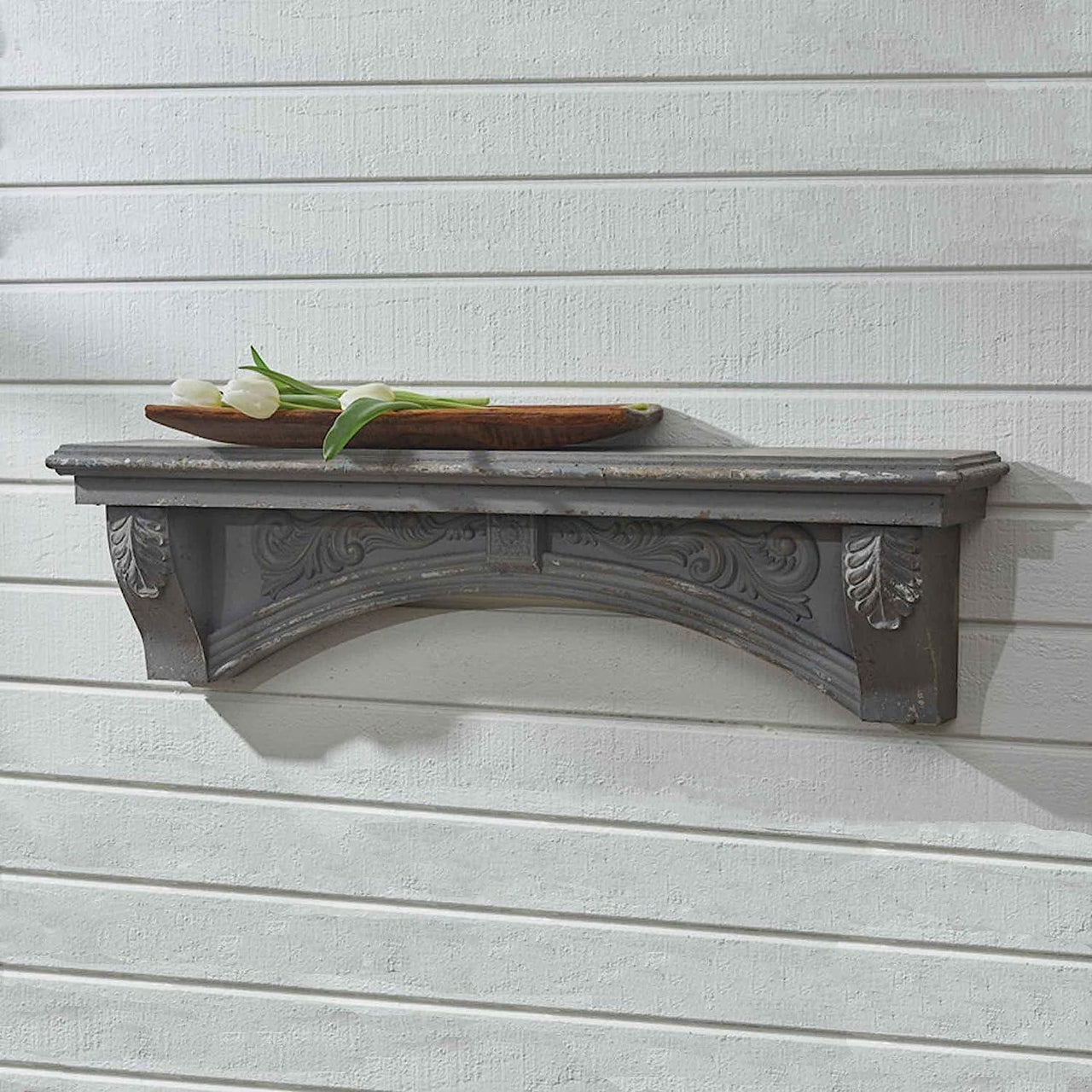 Mantle Shelf - Aged Gray Park Designs