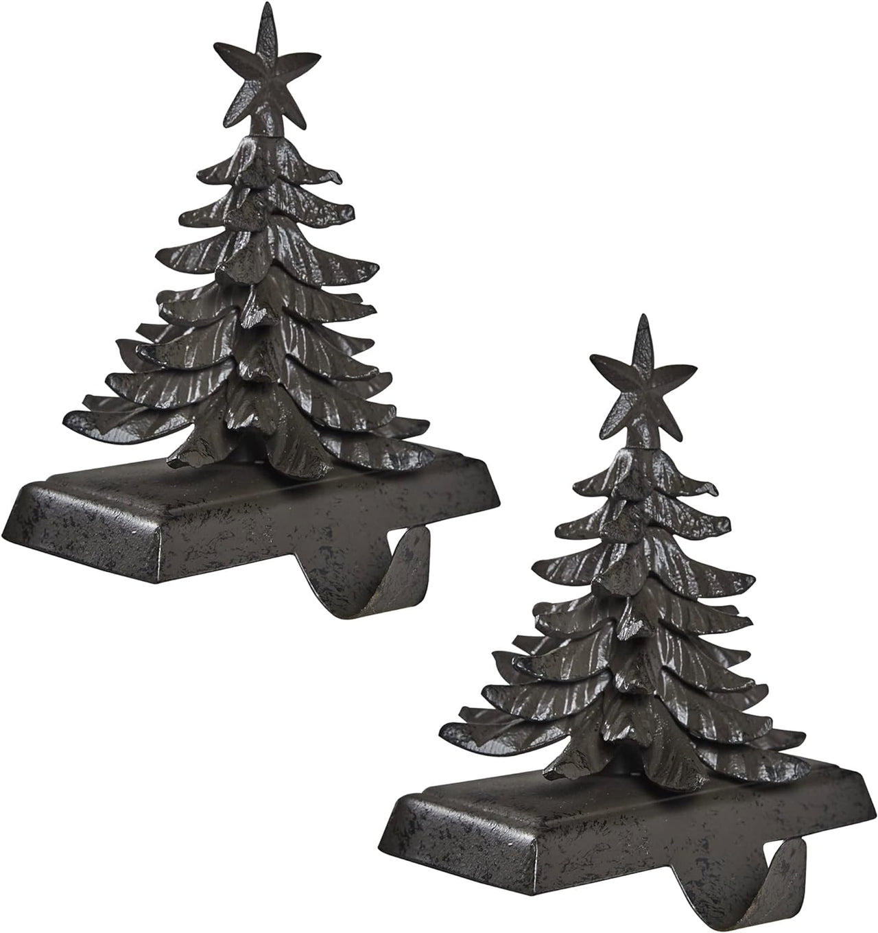 Christmas Tree Stocking Hanger - Iron Finish Set of 2 Park Designs