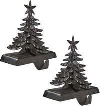 Thumbnail for Christmas Tree Stocking Hanger - Iron Finish Set of 2 Park Designs
